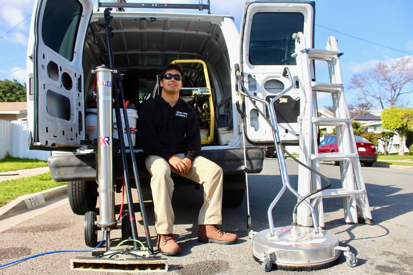 Professional setup and equipment